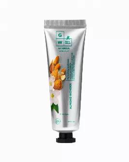 <p>Moisturizing hand cream for all skin types. From the first drop, the cream charms irritated skin with the relief, divine softness, and tranquility that only almond oil can deliver. It prevents moisture loss, eliminates the symptoms of irritation and dryness, restores the lipid barrier, and softens the skin. The velvety texture of the cream is absorbed in a few seconds without a trace.</p>
<br>
<h2><strong>THIS POTENT POTION IS BREWED WITH HIGHLY NOURISHING INGREDIENTS LIKE:</strong></h2>
<p>A