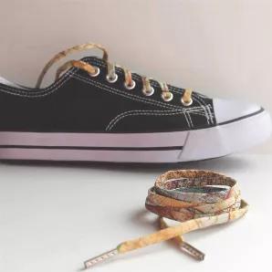 <p>Awesome Cute Laces made from Map Print Fabric. </p>
<p>These shoelaces are perfect for Converse and Vans Shoes.</p>
<p><strong>27" - Little Kids Low Tops (approx age 5-6 years) 3-4 eyelets<br>36" - Junior Low Tops (approx age 6-11) 4-5 eyelets / Also adult traditional Vans low tops</strong><strong><br>45" - Adult Low Top Converse (approx age 11+) 5-6 eyelets / Also tween low tops<br>54" - Adult High Top or low top for large feet 6-7 eyelets</strong></p>
