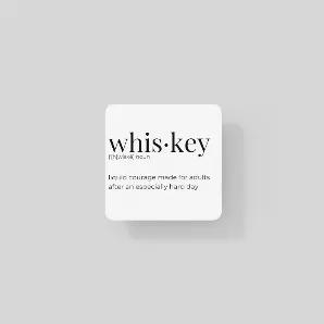 <p>Coasters were one of our most popular items in 2021!</p><p>Happy hour isn't happy without the whiskey! Decorate your wet bar or give as a gift to a fellow whiskey lover. <br></p><p>Order 1 coaster or make it a set, it's up to you :). <br></p><p>Coaster(s) measure 3.5" SQ.</p><h5>The fine print: Wipe clean with a damp cloth, not dishwasher safe. All designs property of Black Cat Bazaar.</h5>