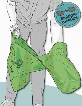<b>The Original Poop Bags(R) Backyard Bags </b><br>
are the best alternative to pooper scoopers. Easy to use, a quicker process, and no messy tools to clean up. Just gather, tie, and you're done! <br> The Original Poop Bags(R) introduces its NEW Biobased Backyard Bags!
<br>
These Backyard Bags are the best alternative to pooper scoopers, making waste clean up easier than ever before! Each Backyard Bag has an easily accessible slot for your arm to slide through, which allows you to use your hand 
