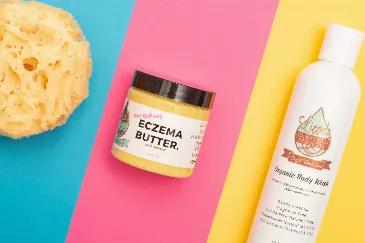 <p>This eczema butter bundle for babies includes 3 of our results driven eczema friendly products gentle enough for babies skin and nourishing which also helps to increase skin health at an early age. This bundle includes the following 3 items for one low price ($47 value):</p><p>(1) Eczema Butter for babies, (1) Unscented Body Wash, (1) Natural Sea Sponge </p><p> </p><p> </p>