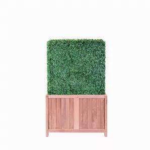 <p>Add a beautiful, lush back drop or spatial divider to any special event, wedding or red carpet with the? RealTex freestanding boxwood hedge and hampton classic planter box.</p>
<p><strong>Add Privacy and Increase the Aesthetic of Any Space!</strong></p>
<p><em><strong>Lush Faux Boxwood Foliage Combined With a Premium Canadian Hemlock Wooden Base - Makes a Statement </strong></em></p>
<p>We cut no corners when developing our Artificial Boxwood; By using the highest quality virgin resins, a pro