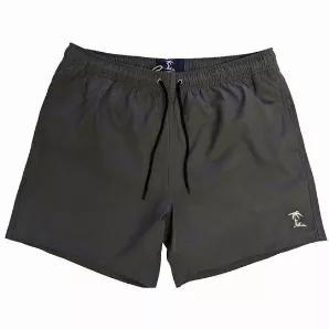 Each pair of our swim trunks are made from 90% recycled (plastic bottle) polyester & 10% spandex. They are 4 way stretch, UPF protection, quick drying, eco friendly, have a 6" inseam, and feature a fine mesh lining, which makes them super comfortable.