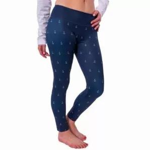 Anchors away in our performance leggings. They will keep you comfortably cool as well as protected with UPF 50 all day sun protection.. Its style meets function and everything in between. Enjoy them for a day at the beach, yoga, running errands, working out, fishing, diving, sailing, etc.. The Island Bum(TM) Anchor Performance Leggings feature UPF 50 sun protection, 73% polyester / 27% spandex, 4 way stretch for maximum comfort, moisture wicking quick dry fabric, tight fit medium rise, 7/8 lengt