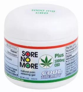 Sore No More(R) PLUS CBD Pain Relief is everything you love about our original formulas PLUS something more... CBD! Ultimate purity, consistency and predictability that are THC-Free and tested through a third-party lab to ensure 100% purity. Our 2 or 4 oz. jars are available in both warm and cool therapy with up to 2000 mg. of CBD.