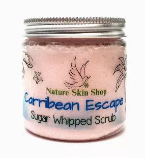 Close your eyes and escape to a carefree paradise with the alluring blend of sweet melon, raspberry nectar, italian lemon, creamy coconut and raw sugarcane. Sugar Scrub Soap Whipped Cream is a scrub, cleanser and moisturizer in one! A moisturizing and cleansing scrub, this revitalizing soap is infused with sweet almond oil and sugar for a lightweight and non-greasy sugar scrub. Gentle enough for every day use! Moisturizing and cleansing, this fluffy whipped soap is infused with luscious sweet al