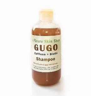 Gugo Shampoo with Biotin + Caffeine is a natural shampoo that helps promote hair growth for thicker, fuller, and stronger hair. It contains Gugo, a vine found in the tropical forest of the Philippines, which is traditionally used to help hair and scalp-related problems such as dandruff and hair loss. The long shiny hair of the Filipina is attributed to use of Gugo decoction. The shampoo is enriched with caffeine, biotin, and pro-vitamin B5 to help reduce hair breakage, promote hair growth, and k