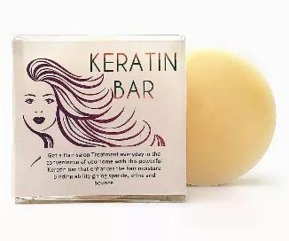 Keratin Treatment in a Bar is a revolutionary new way to apply a keratin treatment to your hair. Our bar is loaded with premium conditioning ingredients, including BTMS and panthenol, that work together to restore and rebuild damaged hair, while softening and adding shine. Our bar is easy to use and requires no additional mixing or tools - just apply it directly to your hair and enjoy the results. The Solid Keratin Treatment Conditioner bar is a great alternative to the usual conditioner bottles