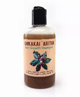 Experience a natural and clean hair wash, with Shikakai & Aritha. It features a gentle pH level that's perfect for your hair, without stripping it of its natural oils. And, it's also been referred to as the 'fruit for hair.' Shikakai will give your hair natural floss, while Aritha strengthens the roots and gives your hair bounce. Our shampoo will give you a deep clean without any harsh ingredients, leaving your hair with more strength, moisture, manageability and better color retention. Net Weig