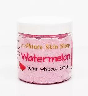 The Watermelon Sugar Scrub Soap is a triple threat! It's a scrub, cleanser and moisturizer all in one! Infused with sweet almond oil and sugar, this soap provides gentle exfoliation while cleansing and moisturizing your skin. The light, refreshing watermelon scent is perfect for summertime use!