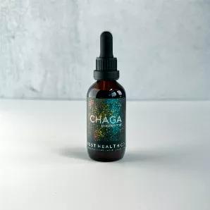 CHAGA (60 servings) - Start your daily routine with balance, combat the effects of stress, and support overall wellness. Renew, restore, and recharge with Chaga. Natural adaptogen that supports healthy cellular aging, regeneration, and metabolic vibrance. Promotes natural and healthy inflammation response, immune function, and antioxidant processes. Nourishes the skin, liver, kidneys, stomach, and digestive system.* Spagyric extracts maintain each mushroom species' natural nutritional and energe