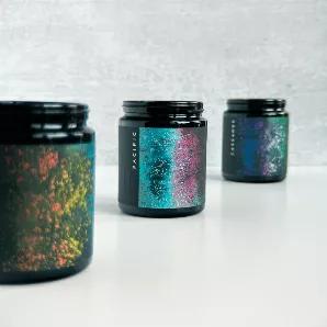 The Wilds Collection is a 3-pack including each of our aromatherapy candles: CASCADES, HIGH WEST & PACIFIC. Our plant-based vegan wax blends natural & renewable coconut wax, olive oil, & organic vegetable oil. Our nature inspired candles are created with intentional aromatherapy using 100% aromatic essential oils. The X-shaped wooden wick is FSC-Certified and adds a high-crackle element to these candles that we absolutely love! (Pat. makesy.com/patents) Soy free, gluten free, toxin free, paraben