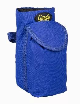 From the original Gatsby. Nylon Insulated Bottle Carrier With Pocket. Insulated nylon carrier with front pocket. Adjustable nylon strap with clip. Measures 10" deep with a 6" x 3.5" front pocket. Easily carry your water bottle and cell phone on the trail!