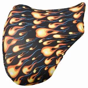 Printed StretchX Collection from GATSBY. This English saddle cover is constructed of 100% StretchX. Should accommodate most saddle sizes. Perfect for keeping your saddle dust free.