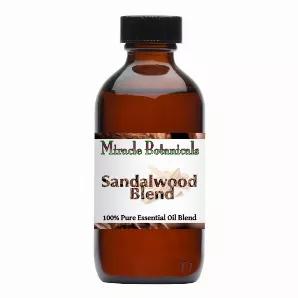 <div>Our Sandalwood Blend is highly therapeutic and useful in aromatherapy for the array of benefits that Sandalwoods of all varieties posses.</div> <div></div> <div>Sandalwood essential oil is relaxing and calming to the mind and body, alleviating stress and anxiety.</div> <div></div> <div>Sandalwood also uplifts the mood and has a slight aphrodisiac effect. The oil is most commonly used in aromatherapy for its relaxing and sedative properties, as it may be helpful with restlessness and muscle 