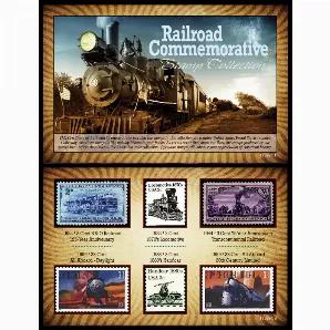 Take a journey through the history of the railroad by way of United States Postage Stamps. A 1952 three cent stamp honors the 125 year anniversary of the B & O Railroad. The B & O Railroad was chartered by merchants hoping to extend their trade into the western United States. Remembered as the nation's first common carrier, the B & O received it's name from the original starting point Baltimore and it's intended final destination the Ohio River. Continue your ride to Chicago's Union Station wher