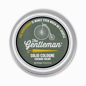 <p data-mce-fragment="1">Being a Gentleman never gets old with this light Citrus & Mahogany scented Solid Cologne, understated yet captivating  just like you.</p>
<p data-mce-fragment="1"> Alcohol-Free<br data-mce-fragment="1"> Vegetarian-Friendly, Cruelty-Free, Gluten-Free<br data-mce-fragment="1"> SLS, Paraben, Phthalate, and Dye-Free<br data-mce-fragment="1"> 2.5 oz solid tin is carry-on luggage approved, wont leak or break</p>
<h4 data-mce-fragment="1">Ingredients</h4>
<p data-mce-fragment="