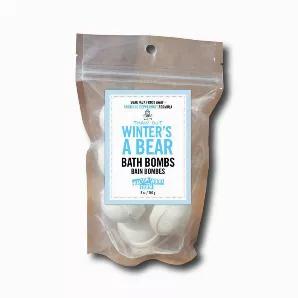 <p>Winter really is a Bear! Warm up in the tub with these 7 soothing peppermint scented, mini bath bombs this winter and stop Jack Frost from nipping at your toes! Made with real lavender, 100% natural.</p>
<p> Vegan-FriendlyCruelty-Free, and Gluten-Free<br>  SLS, Paraben, Phthalate, and Dye-Free</p>
<p><strong>Ingredients</strong></p>
<p>Baking Soda, Citric Acid, Peppermint Essential Oil, Coconut Oil, Witch Hazel, Cream of Tartar, Kaolin, Himalayan Pink Salt </p>
<p> </p>