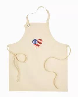 Celebrate your patriotism with kitchen apron. In honor of the veterans who had served, Cozyville celebrates 2021 Independence Day by bringing this new and exclusive USA Flag embroidered chef apron live! You have seen other USA Flag designs elsewhere but not on aprons! At least not until now.

Be a top chef at home with your own limited-edition Independence Day chef apron! An apron is the most important kitchen tool you never knew you needed. The extra durable independence apron is impeccably mad