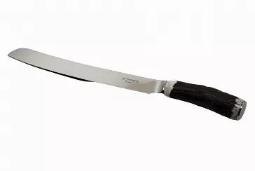Horn Handle  Naturally Shed 12" Bread Knife Stainless Blade