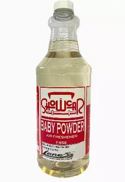Pleasant Baby Powder Smell Water Based Scent Trigger Sprayer Included With 16 oz And 32 oz Sizes Baby Powder Car Air Freshener is a fresh smelling scent for your automobile's interior. Baby Powder has been around for a long time and has a distinct fresh smell that is associated with the fresh smell of babies. At one time or another we have experienced this wonderful smell. Now, you can experience the baby powder smell each and every time you get into your automobile. If you are looking for a uni