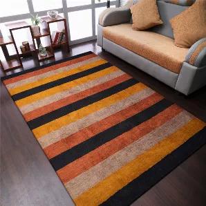 This splendid and ravishing multicolored Hand Knotted loom silk Rug will transform the complete look of your living space and create a spellbound ambience. The enticing beauty of the contemporary pattern and the softness of silk material are worth admiring. Take this unique hand knotted artwork to your home and enhance the elegance of every single corner.