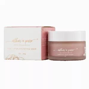 Athar'a Pure Pink Lotus Hydrating Balm - 100% Natural, Organic, Cruelty Free and Vegan Hydrating Facial Balm.<br>
Tired of dry skin? Well we have you covered. This all natural hydrating facial balm is deeply nourishing and healing. It's made with powerful antioxidants, minerals, vitamins and essential fatty acids that restore and strengthen skin, fight aging, soften existing lines and wrinkles and aid in natural collagen production. The star ingredient in this organic facial balm is the ever bea