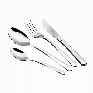 This beautiful silverware set from Berlinger Haus is designed to embody strength, resilience, and class which is why they come in a satin finish to match your individual style. In fact, the well-balanced handle and smooth flowing design look great in modern, farmhouse, or boho style kitchens and enhance dinner parties and regular meals alike.