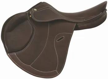 Henri de Rivel Galia Covered Close Contact Saddle<br>The Henri de Rivel Galia Close Contact Saddle will provide optimum support over fences. The deep seat gives a close feel, with adjustable knee and thigh blocks to suit rider preferences. The forward flaps accommodate shorter stirrups for higher fences or speeds. The flap guard and reinforced billets increase the durability of this close contact saddle.