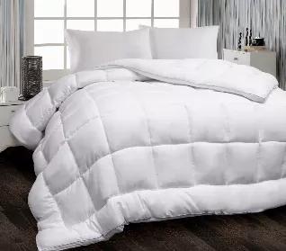 Hotel Duvet - 90 gsm MF 600 gsm Fill - King 106x92.  Turn your bed into a cloud of comfort with this Fall/Spring Down Alternative Comforter. This comforter is filled with high quality down alternative fill.