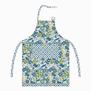 Ryan Marie apron. Made from soft, pre-washed 100% cotton. Each pattern has a ruffled bottom apron, handy bowl/pot holder, towel set, napkin, oven mitt, place-mat and runner. 