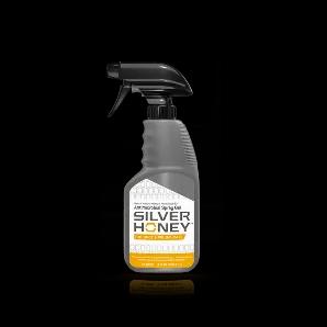 The first product to combine the natural power of Manuka Honey and MicroSilver BG, Silver Honey Hot Spot & Wound Care is dog wound care that's tough on bacteria but gentle on skin. Proven to stop 99.9% of bacteria immediately to start healing faster, its revolutionary formula moisturizes the treatment area while protecting the skin's natural microbiome. <br> Touch-free spray application perfect for larger areas <br> Effective on hot spots, cuts, aBrazilasions, sores, rashes, fungus, scratches, b