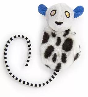 Just because the sun goes down, doesn't mean the fun has to stop! Petlinks HyperNip Lemur Lights Electronic Cat Toy has eyes that light up and blink, a long-knit tail and a plush body with crinkle material to tempt your felines' inner tigress. To add even more excitement, it's packed with HappyNip--a combination of silvervine and catnip. Silvervine is a wild-growing herb that, similarly to catnip, can have an effect on cats, especially on those who don't normally respond to catnip. While some ki
