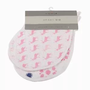Soft and comfortable 100% natural cotton muslin. These stylish and easy to care for bibs feature multiple snaps for a perfect fit. The extra absorbent fabric makes these bibs a must have for feeding and teething.<br> <br>Size: 21" x 9.5" (53cm x 24cm)<br><br>Material: 100% Natural Cotton Muslin<br>