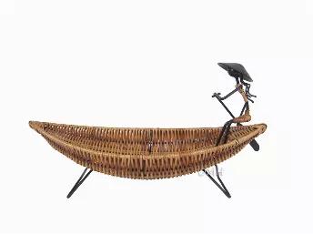 <p>This Asian Style Tranquility Boat Basket will infuse any table arrangement with rustic charm. Measuring 16.14 x 6.3 x 8.27 inches, it provides ample room for the presentation of fruit, flowers, and other decorations. Ideal decor for brunches, dinner parties, and soirees.</p>
