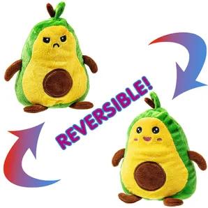 This avocado plushie toy is made of high-quality 100% cotton, not easily deformed, delicate to touch, very soft, and comfortable. Easily washable to keep your avocado plushie nice and clean. Features: o	Reversible Plush Toy, o  Cotton Material,  o	Washable,  o	Avocado Shape and Color
Product best for Back to School, Fall, Halloween, Christmas, Winter, and Holiday Season.

USPs: Funny, Lovely, Cute
Product Use: Kids Play, Day Care, Gifts, Christmas
Retail Packaging: Opp Bag.
Wholesale Packing: La