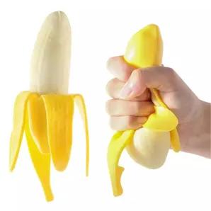 Banana squishy toys are realistic shapes, and realistic colors, you can take them out and play with them at any time.
Squish toys for kids. Extremely durable. Keep dragging the bouncy banana and restore it to its original shape with one touch.