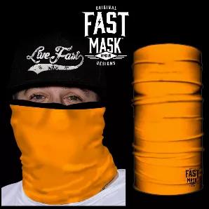 HI Lighter Orange Fleece Face Mask