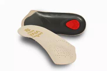 The VIVA Mini Tan features a semi-rigid longitudinal arch and plantar vault. This insole provides balance and support for the entire foot while reducing stress and shock on the feet. The VIVA Mini Tan also features a metatarsal pad for keeping the toes properly positioned and a heel cushion to complete the support of the foot.<br>The VIVA Mini Tan features active carbon filters and natural materials to prevent foot odor. At pedag, there are no solvents and we only use water-based adhesives. Awar