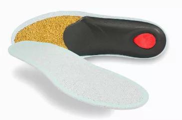 Pedag VIVA SUMMER is a full length sustainable orthotic insole, German hand-made elegant, and durable. Air circulates and feet stay dry and comfortable. Top material is made from of natural, durable cotton blend with anti-bacterial silver ions. Natural latex coated sisal fibers padding provides foot comfort. Great to wear barefoot. The Pedag VIVA SUMMER has a "universal" foot bed for all shoes and boots. The orthotic features a semi-rigid longitudinal arch and plantar vault, a built-in orthopedi