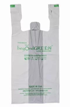 This pack of beyondGREEN T-Shirt bags contain 250 regular size leak-proof and strong bags which measure 10" x 20" with 3.5" gussets and are 20 microns thick. Like all of our products, this pack of T-Shirt bags is also manufactured here in the United States, in sunny Southern California! With our strong material, you can now bag whatever it is that you want, holding up to 20 pounds, always keeping the odor contained. These bags have more than enough capacity for multiple items. We are a ‘green 