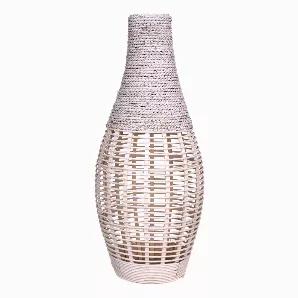 Exquisitely handcrafted, this coastal floor vase adds texture to an otherwise dull area of your living space. Arrange the vase with other curated floor pieces or place it next to your furniture as you style up and elevate your home's interior.<br>