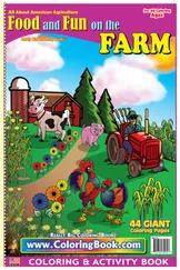 Food and Fun on the Farm Big Coloring Book