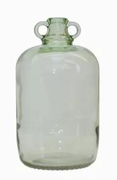 Add a subtle pop of color to your home with this sage green Decorative Jug Vase with handles. Great for displaying fresh cut floral buds from the garden or an elegant faux floral stem, the warm green hues are sure to liven up your living space. The sage glass composition is a unique touch that is sure to draw the attention of your guests. Complete the look by adding a floral stem to the vase.