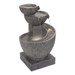 Stone Cascading Bowl Fountain 