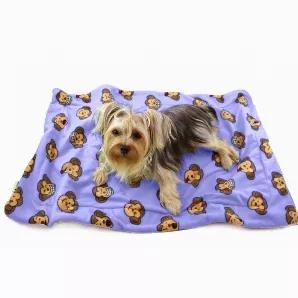 Adorable lavender silly monkey fleece blanket with ultra-soft plush backing, matches our TOP SELLER Silly Monkey Fleece Pajamas! Made of soft fleece fabric with silly monkey face expressions on one side, and ultra-soft plush on the back side. One Size: 30"W x 20"H