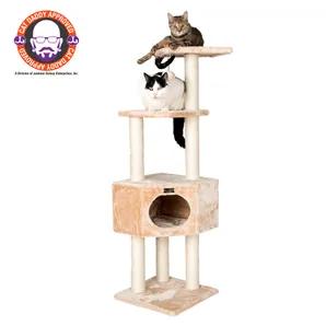 Real Wood 3 Tier Cat Tree, Armarkat Scratch furniture A5201
