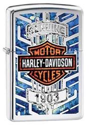 Zippo Harley-Davidson 1903 Fusion Lighter High Polish Chrome 