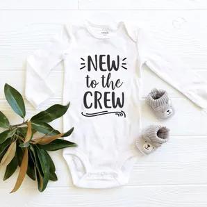 New To The Crew Newborn Baby Onesie