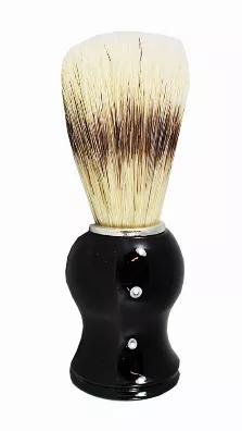 O My! Natural Boar Bristle brush with black acrylic handle provides a sturdy, durable, thick bristle that helps to achieve that fabulous lather needed for a close shave. <br> Features: <br> Firm, boar bristles - most ideal for O My! Shaving soap
Long lasting, durable <br>
Scultped body for perfect grip with wet hands <br> 
Durable, plastic handle <br>
Boxed for protection